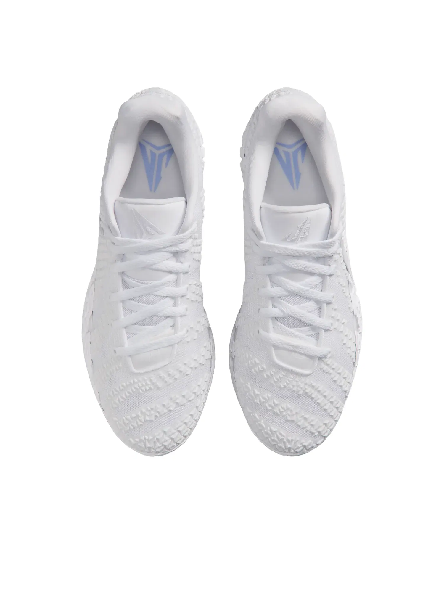 Мужские кроссовки с шнуровкой Ja 3 Triple White Nike — изображение 2 из 6, белый