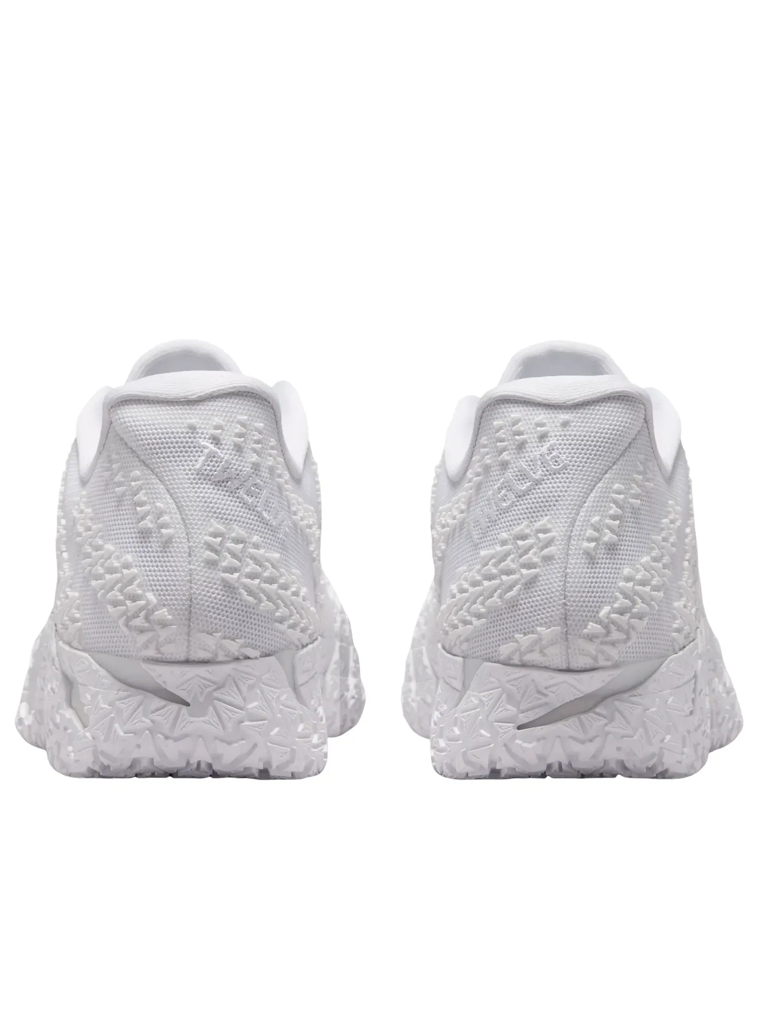 Мужские кроссовки с шнуровкой Ja 3 Triple White Nike — изображение 3 из 6, белый