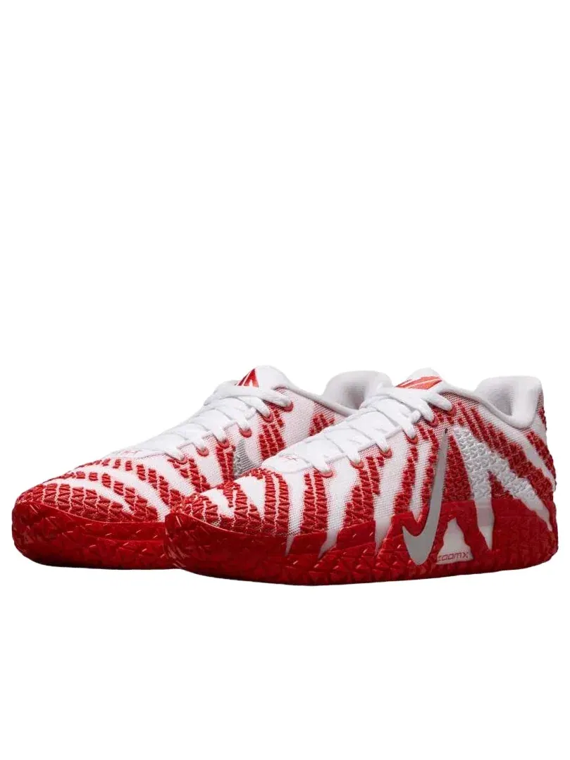 Мужские кроссовки с шнуровкой Nike Ja 3 White University Red — изображение 3 из 6, красный