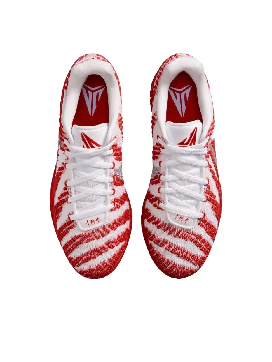 Мужские кроссовки с шнуровкой Nike Ja 3 White University Red — изображение 4 из 6, красный