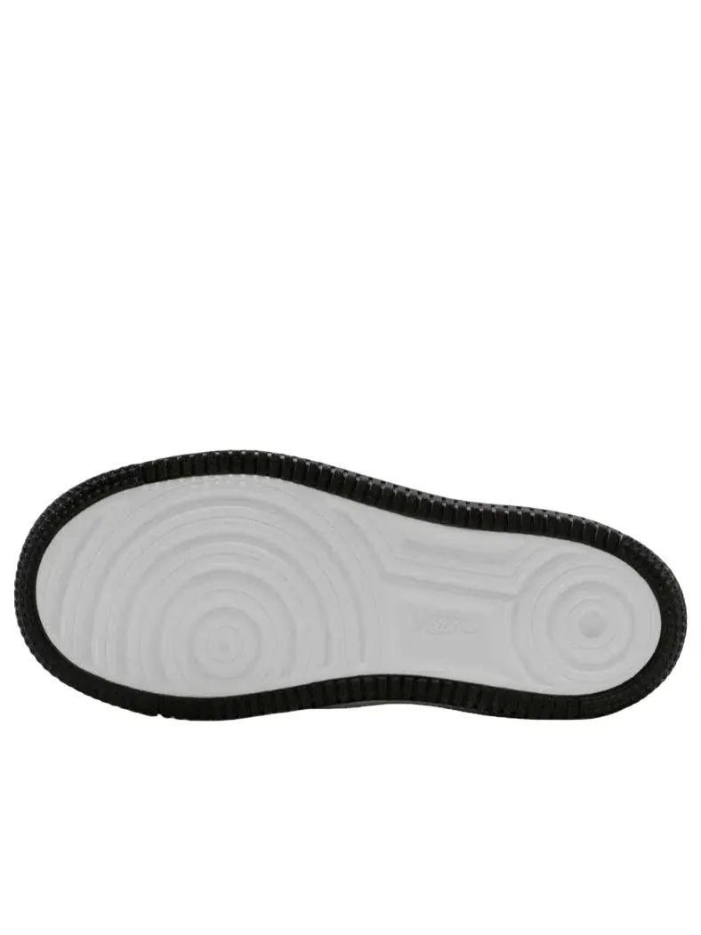 Детские кроссовки с кожаным верхом Nike Air Force 1 Low White Black Flash Crimson — изображение 5 из 5, белый