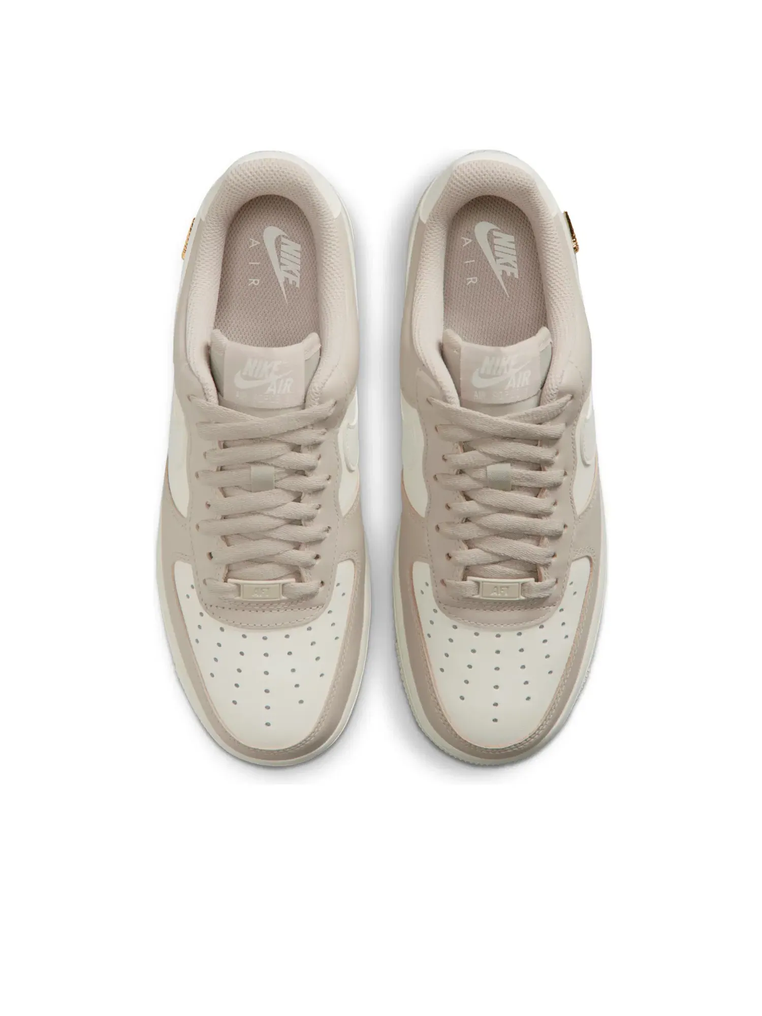 Женские кроссовки с кожаным верхом Nike Air Force 1 '07 Cream Sail — изображение 3 из 7, белый