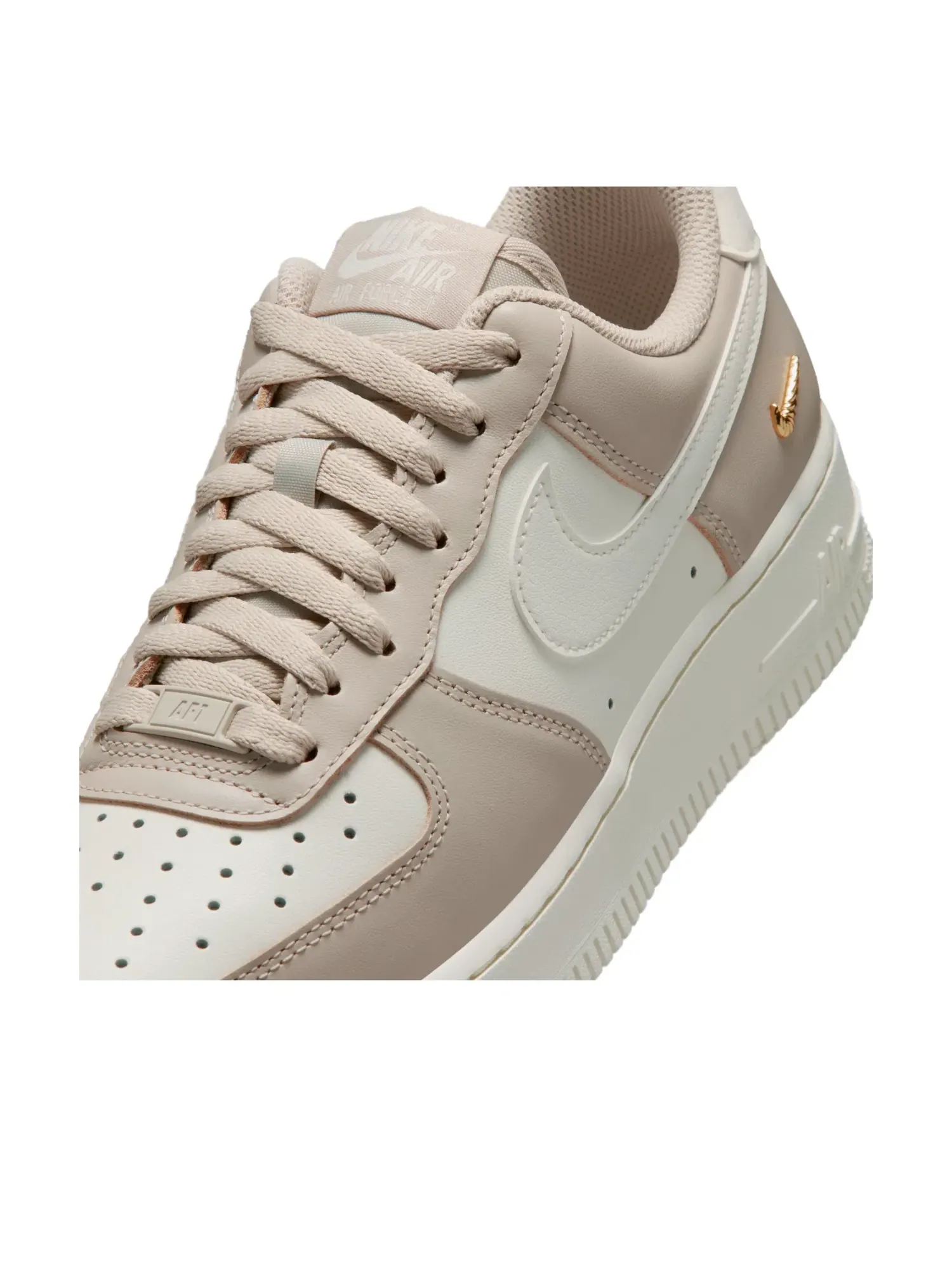 Женские кроссовки с кожаным верхом Nike Air Force 1 '07 Cream Sail — изображение 6 из 7, белый