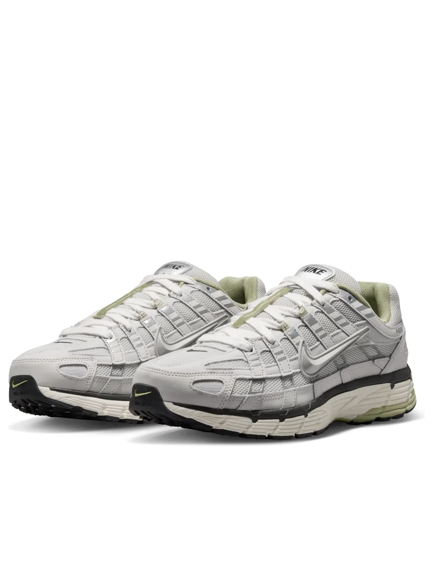Мужские кроссовки с шнуровкой P-6000 Nike — изображение 5 из 7, серебряный