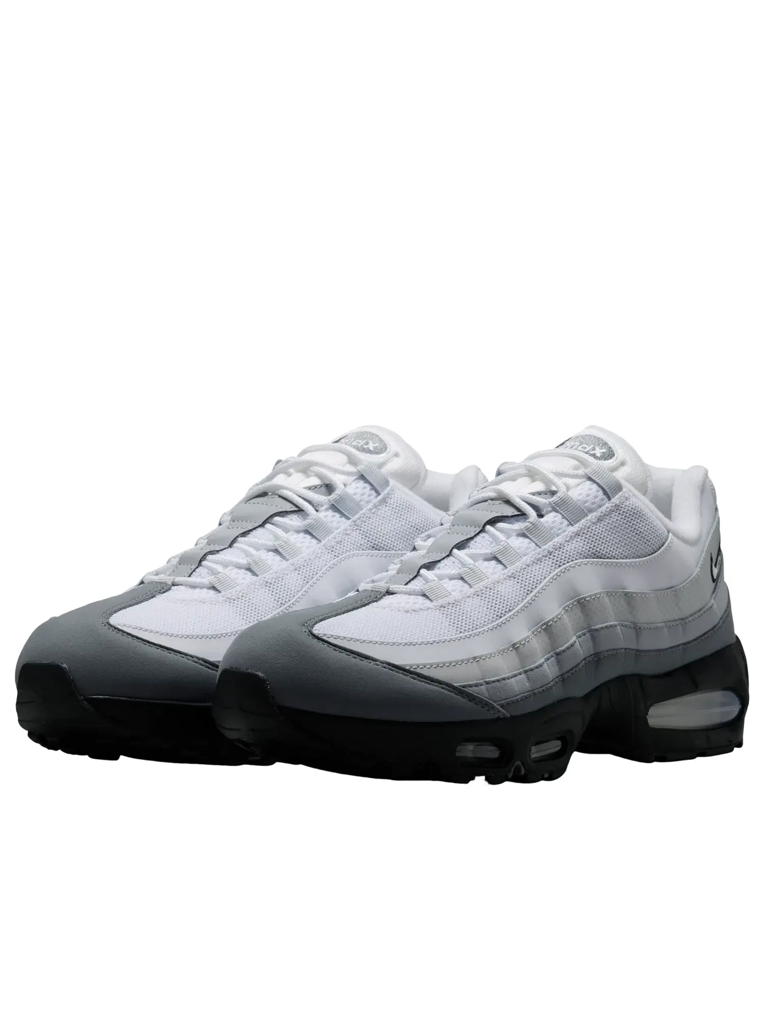 Мужские кроссовки с шнуровкой Pure Platinum Wolf Grey Nike Air Max 95 — изображение 4 из 6, серый