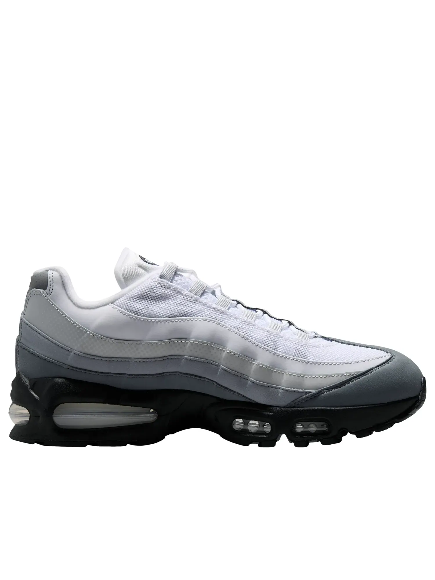 Мужские кроссовки с шнуровкой Pure Platinum Wolf Grey Nike Air Max 95 — изображение 6 из 6, серый