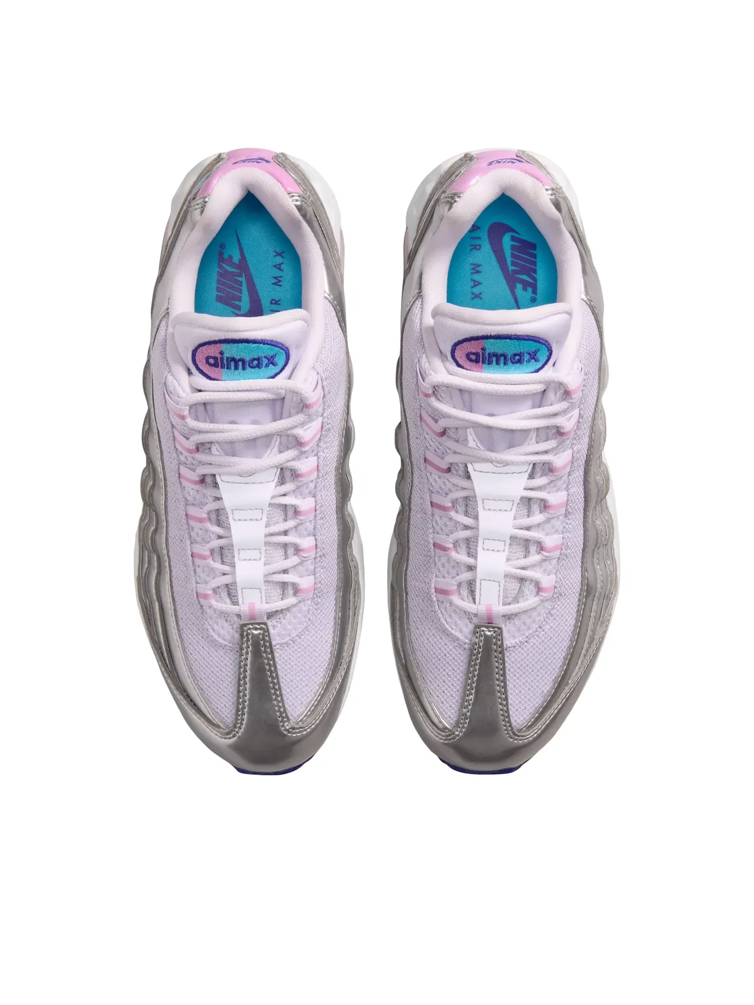 Женские кроссовки с низким верхом Air Max 95 WNBA All-Star Nike — изображение 3 из 7, серебряный