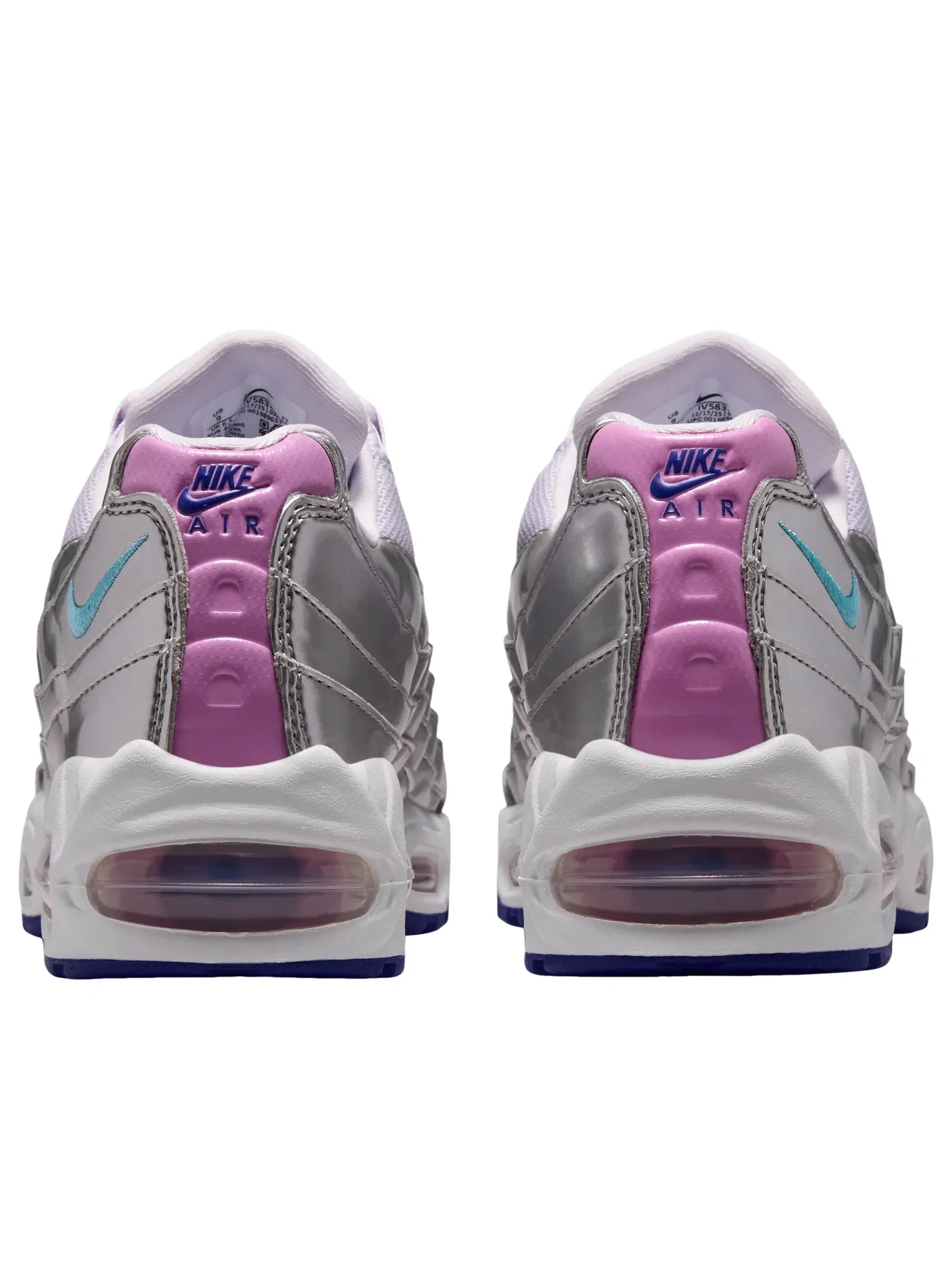 Женские кроссовки с низким верхом Air Max 95 WNBA All-Star Nike — изображение 4 из 7, серебряный