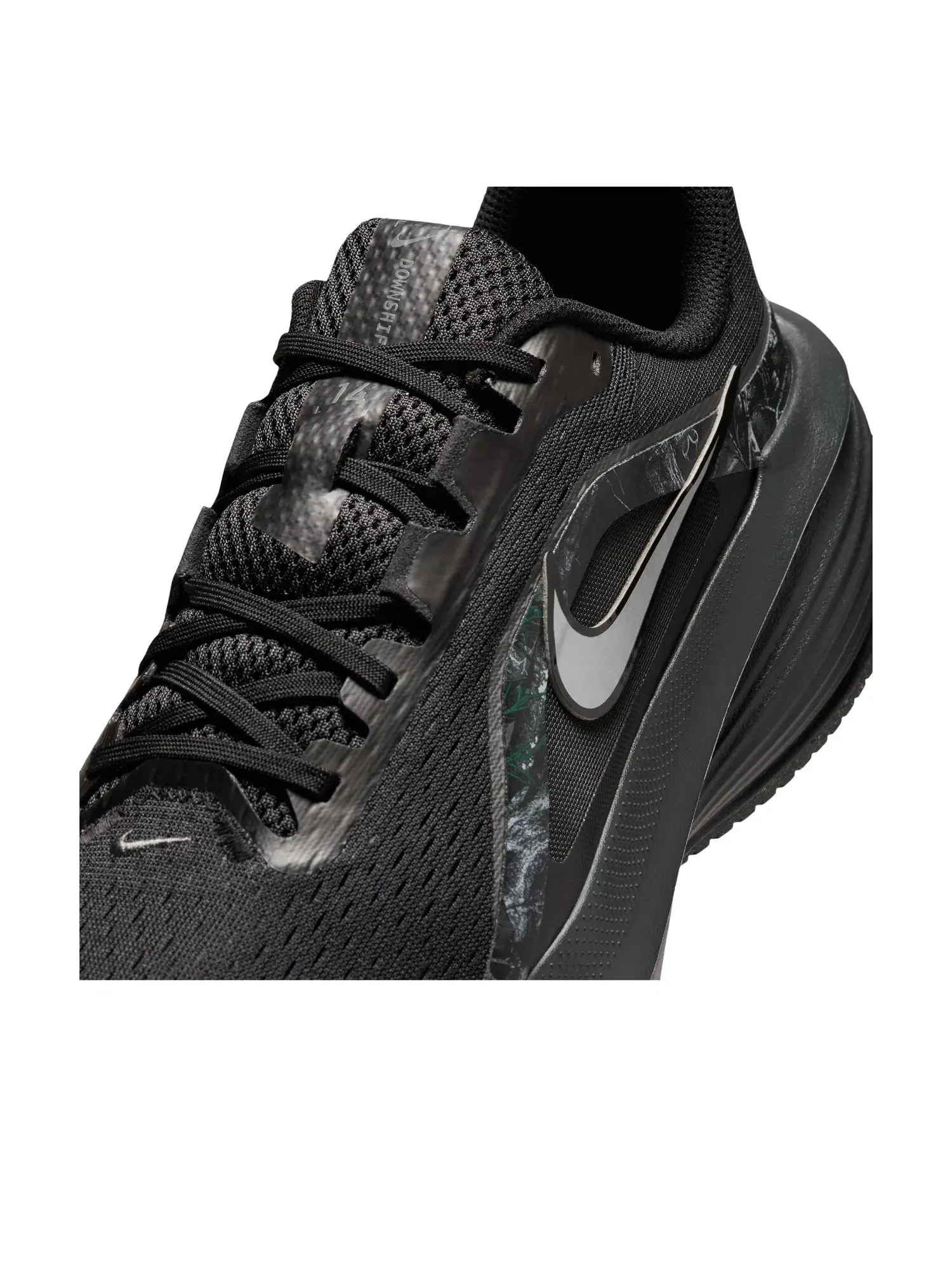 Мужские кроссовки для бега с шнуровкой Downshifter 14 Nike — изображение 5 из 6, черный