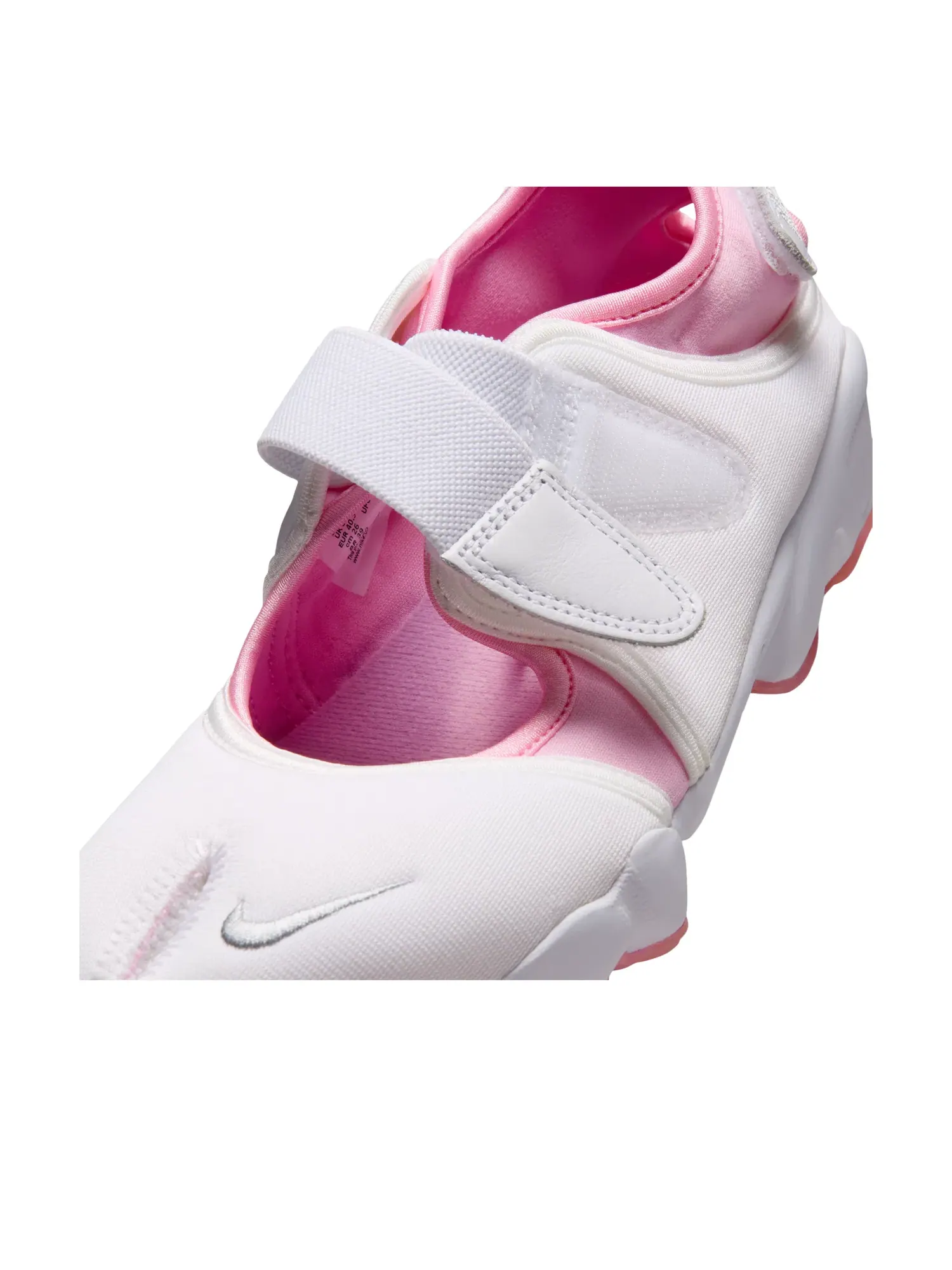 Женские кроссовки с низким верхом Nike Air Rift White Pink Rise — изображение 6 из 7, белый