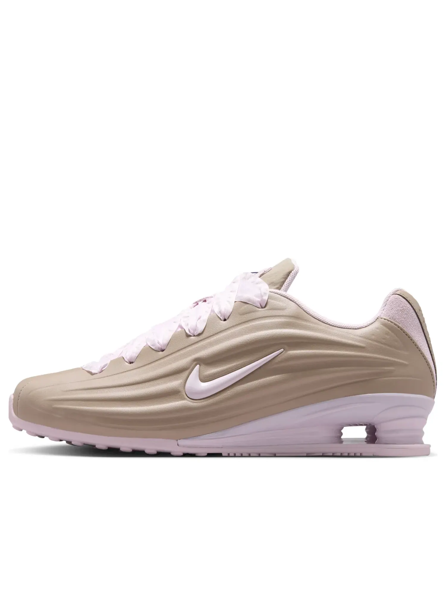 Женские кроссовки с шнуровкой Nike Shox Z Enigma Stone Bleached Lilac — изображение 1 из 7, коричневый