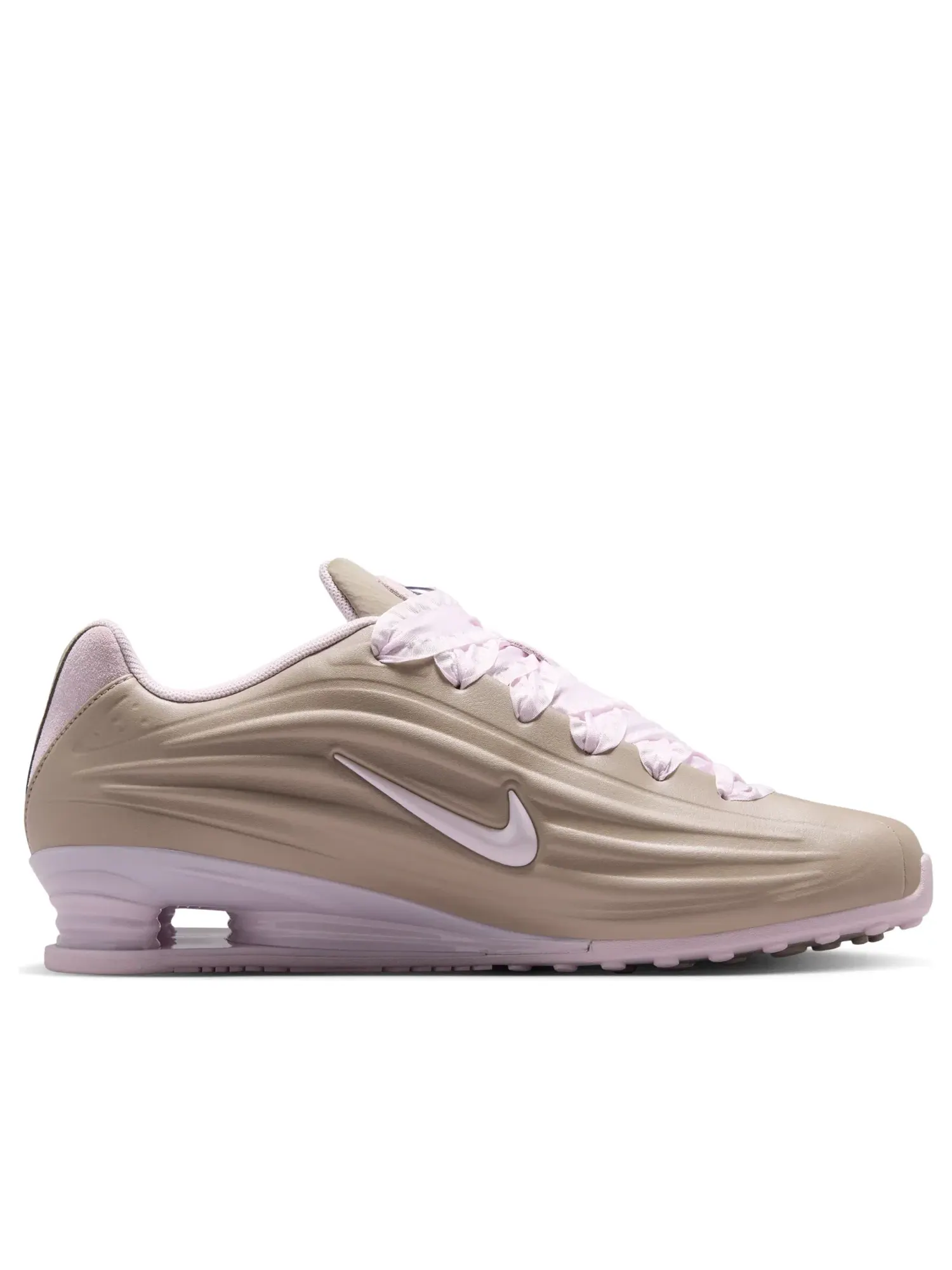 Женские кроссовки с шнуровкой Nike Shox Z Enigma Stone Bleached Lilac — изображение 2 из 7, коричневый