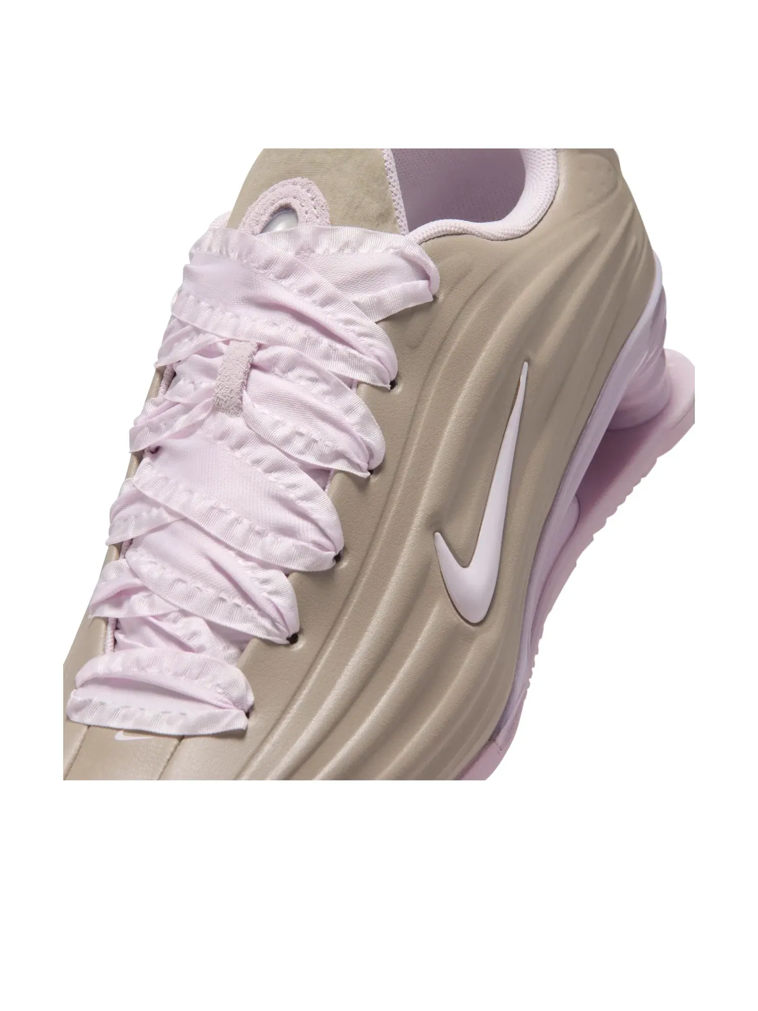 Женские кроссовки с шнуровкой Nike Shox Z Enigma Stone Bleached Lilac — изображение 7 из 7, коричневый