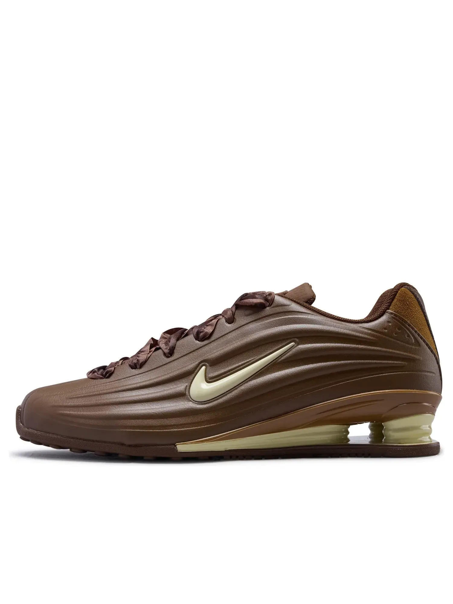 Женские кроссовки с шнуровкой Nike Shox Z Cacao Wow Khaki — изображение 1 из 6, коричневый