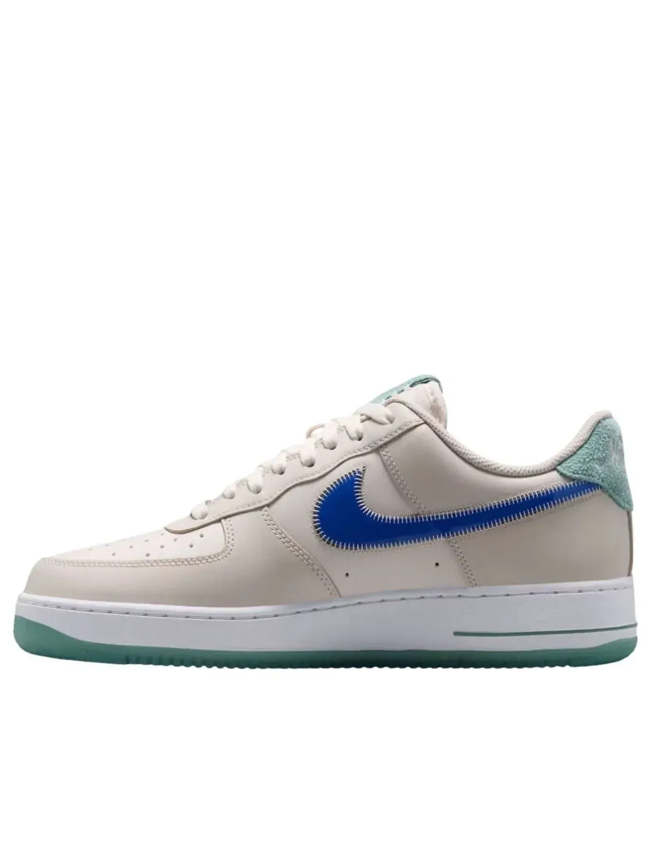 Мужские кроссовки с кожаным верхом Air Force 1 Low 'Philadelphia' Nike — изображение 1 из 5, бежевый
