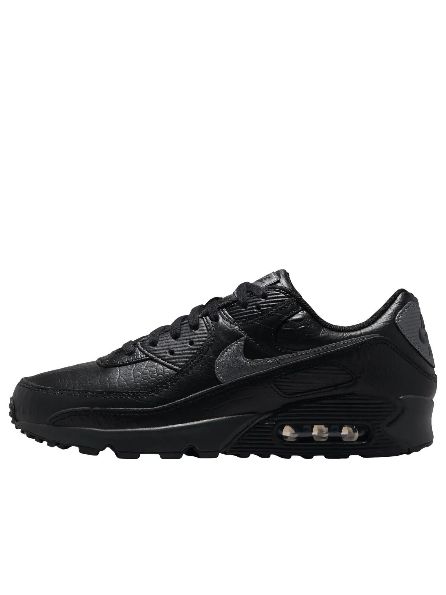 Мужские кроссовки с кожаным верхом Nike Air Max 90 — изображение 1 из 6, черный