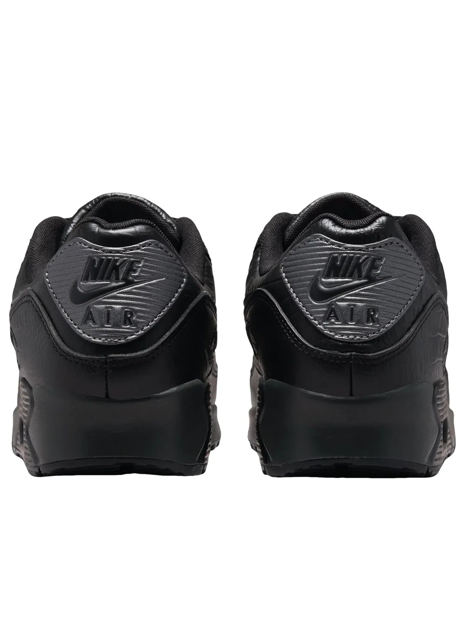 Мужские кроссовки с кожаным верхом Nike Air Max 90 — изображение 3 из 6, черный