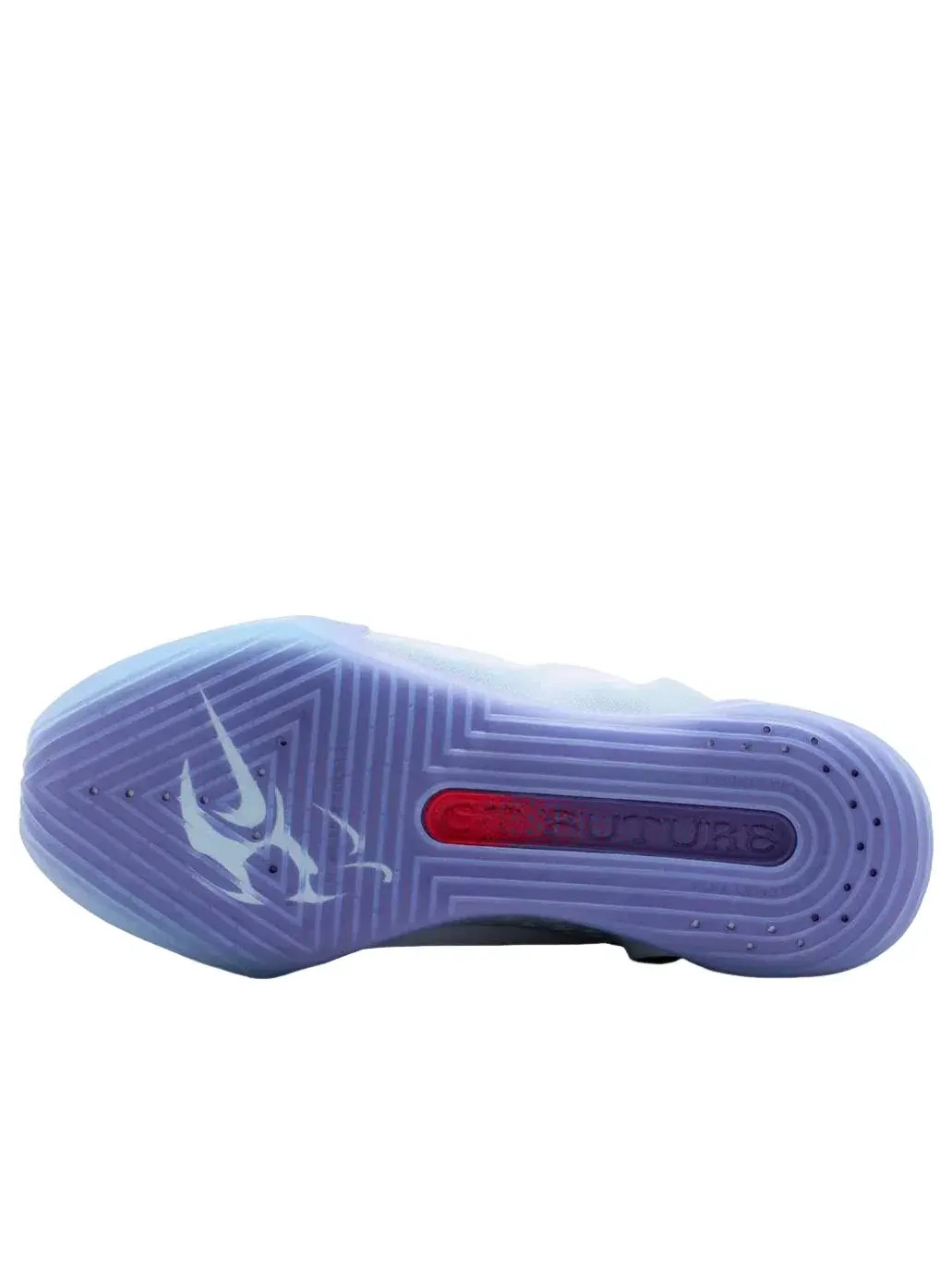 Мужские кроссовки высокие с шнуровкой Air Zoom GT Future Swoosh Swooshman Nike — изображение 6 из 6, серебряный