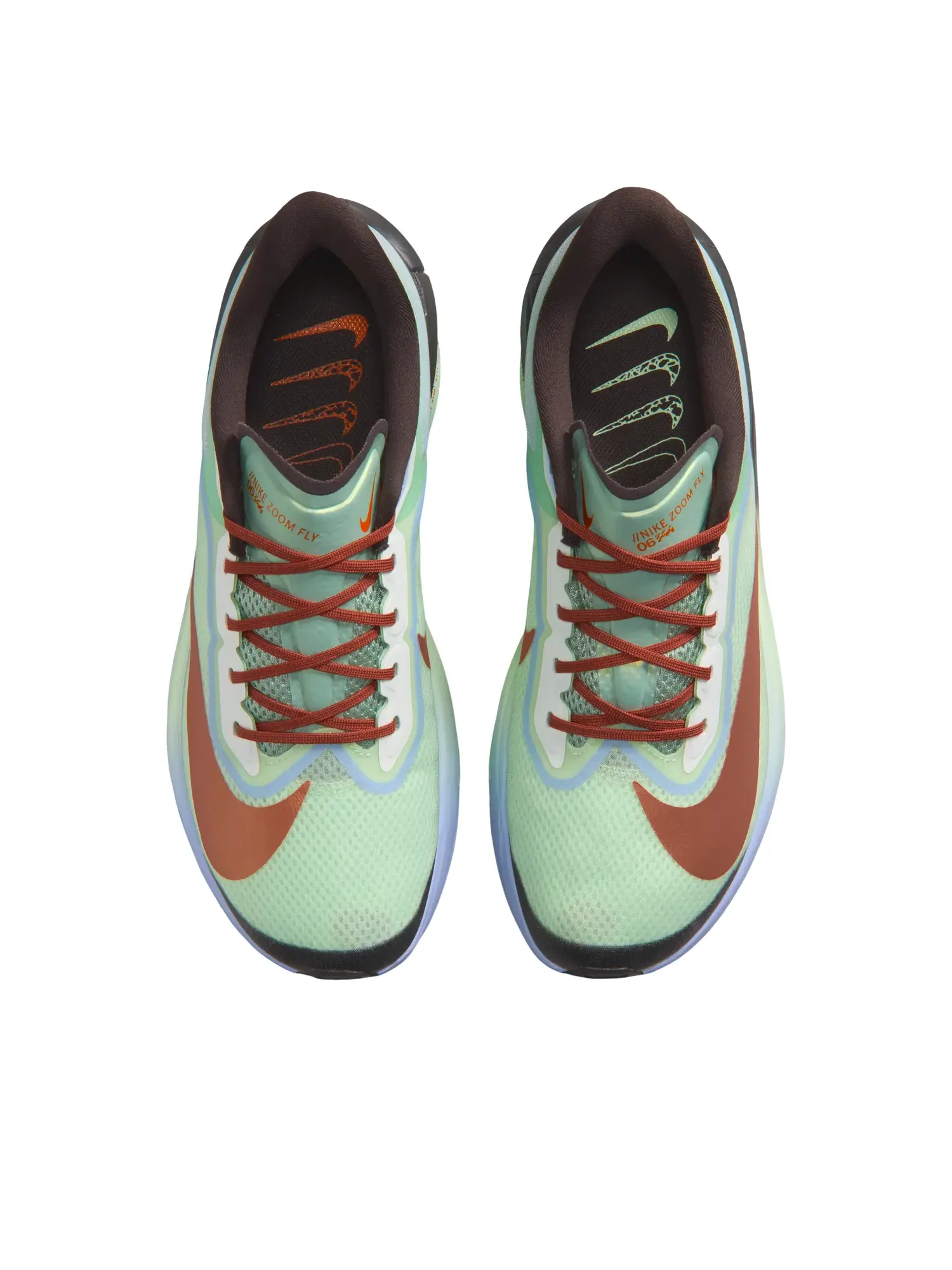 Мужские кроссовки с шнуровкой Zoom Fly 6 Nike — изображение 2 из 6, зеленый