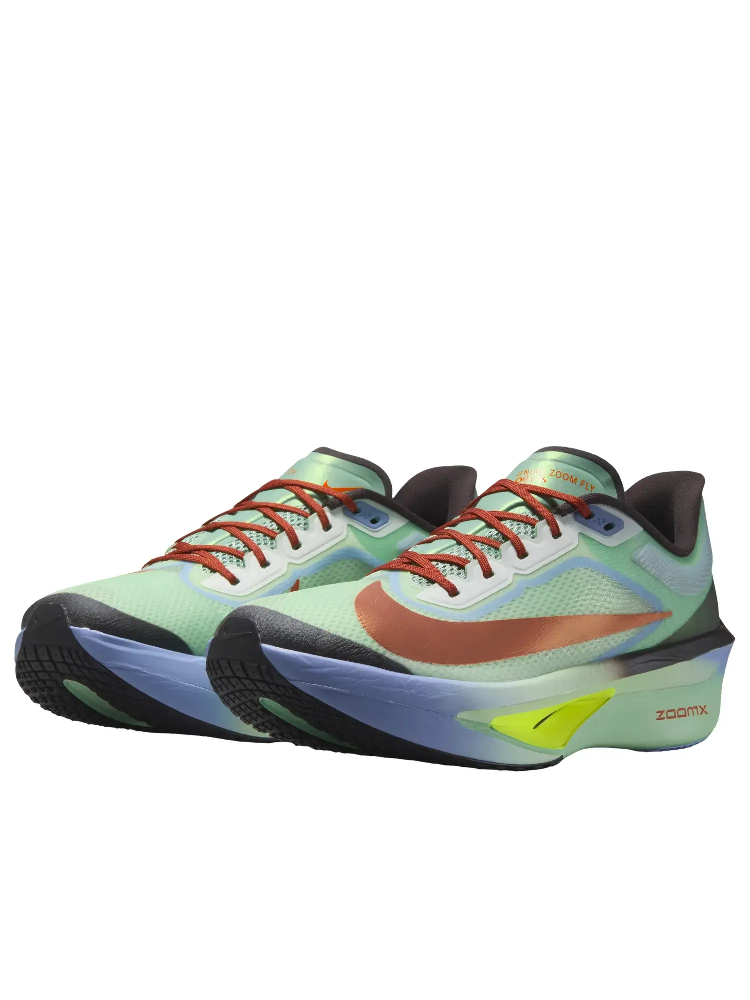 Мужские кроссовки с шнуровкой Zoom Fly 6 Nike — изображение 4 из 6, зеленый