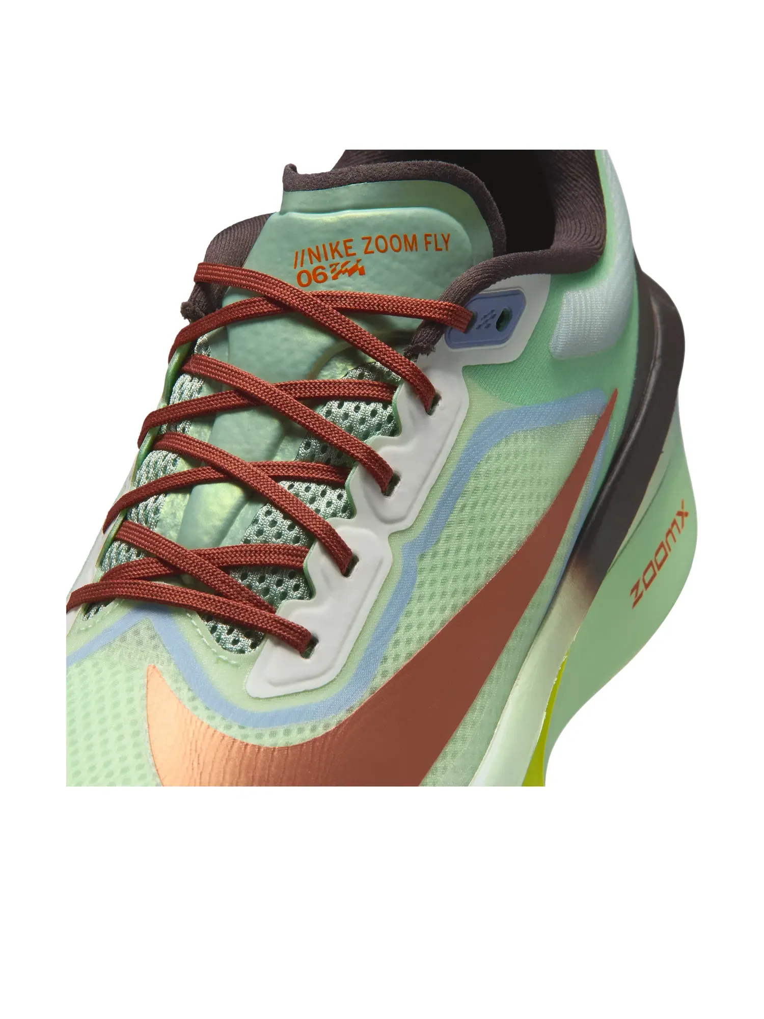 Мужские кроссовки с шнуровкой Zoom Fly 6 Nike — изображение 5 из 6, зеленый