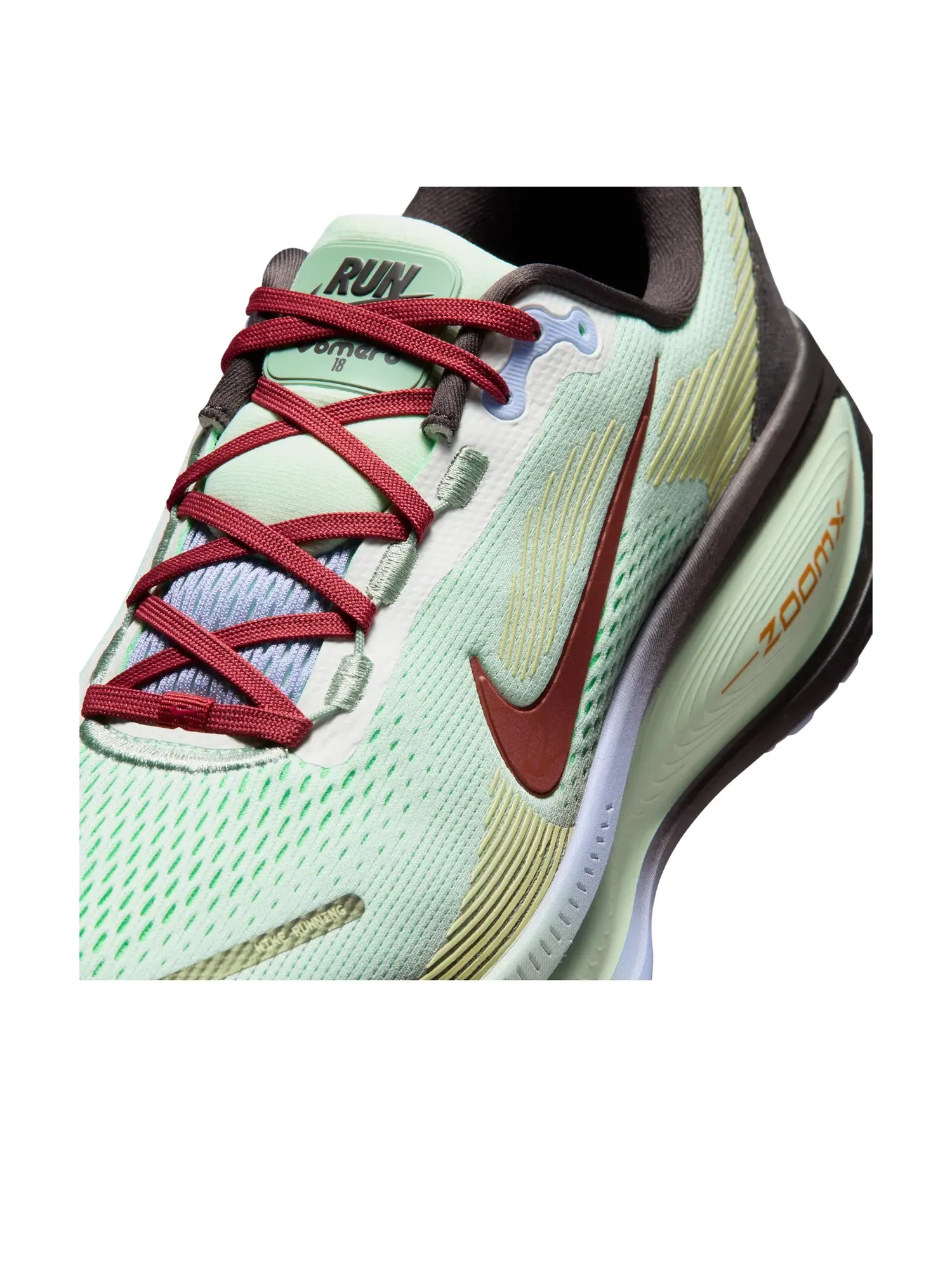 Мужские кроссовки для бега с шнуровкой Nike Air Zoom Vomero 18 SE — изображение 7 из 7, зеленый