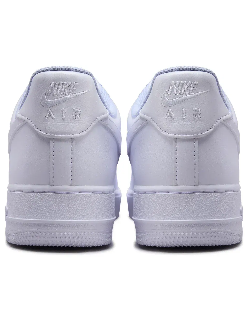 Мужские кроссовки с кожаным верхом Nike Air Force 1 '07 LV8 White Hydrogen Blue — изображение 4 из 7, белый