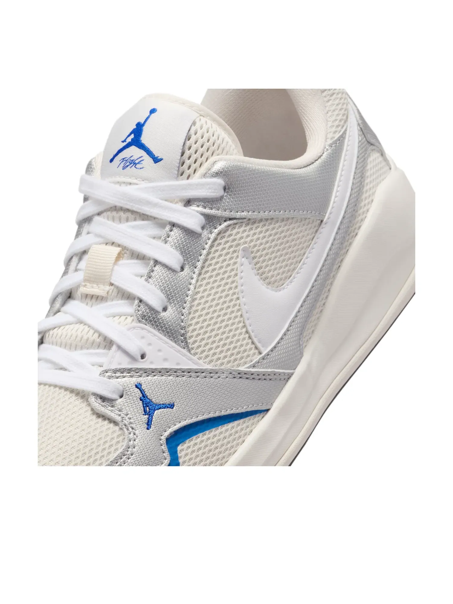 Мужские низкие кроссовки с принтом Jordan CMFT Era Phantom White Sail Game Royal Mtlc Silver Black — изображение 7 из 8