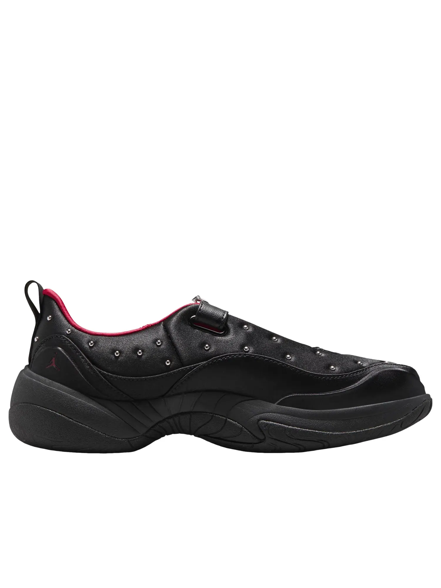 Женские кроссовки Air Jordan Pointe с кожаным верхом Black University Red — изображение 2 из 7, черный