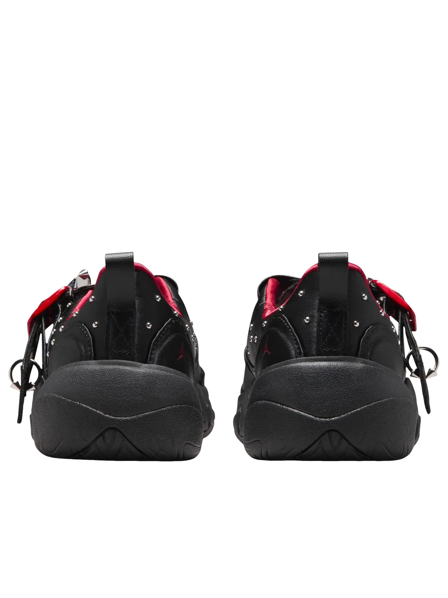 Женские кроссовки Air Jordan Pointe с кожаным верхом Black University Red — изображение 4 из 7, черный