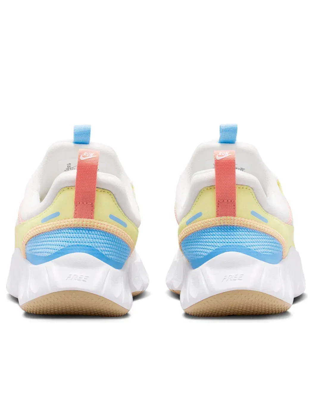 Детские кроссовки для бега с шнуровкой Nike Free Ride — изображение 4 из 7, белый