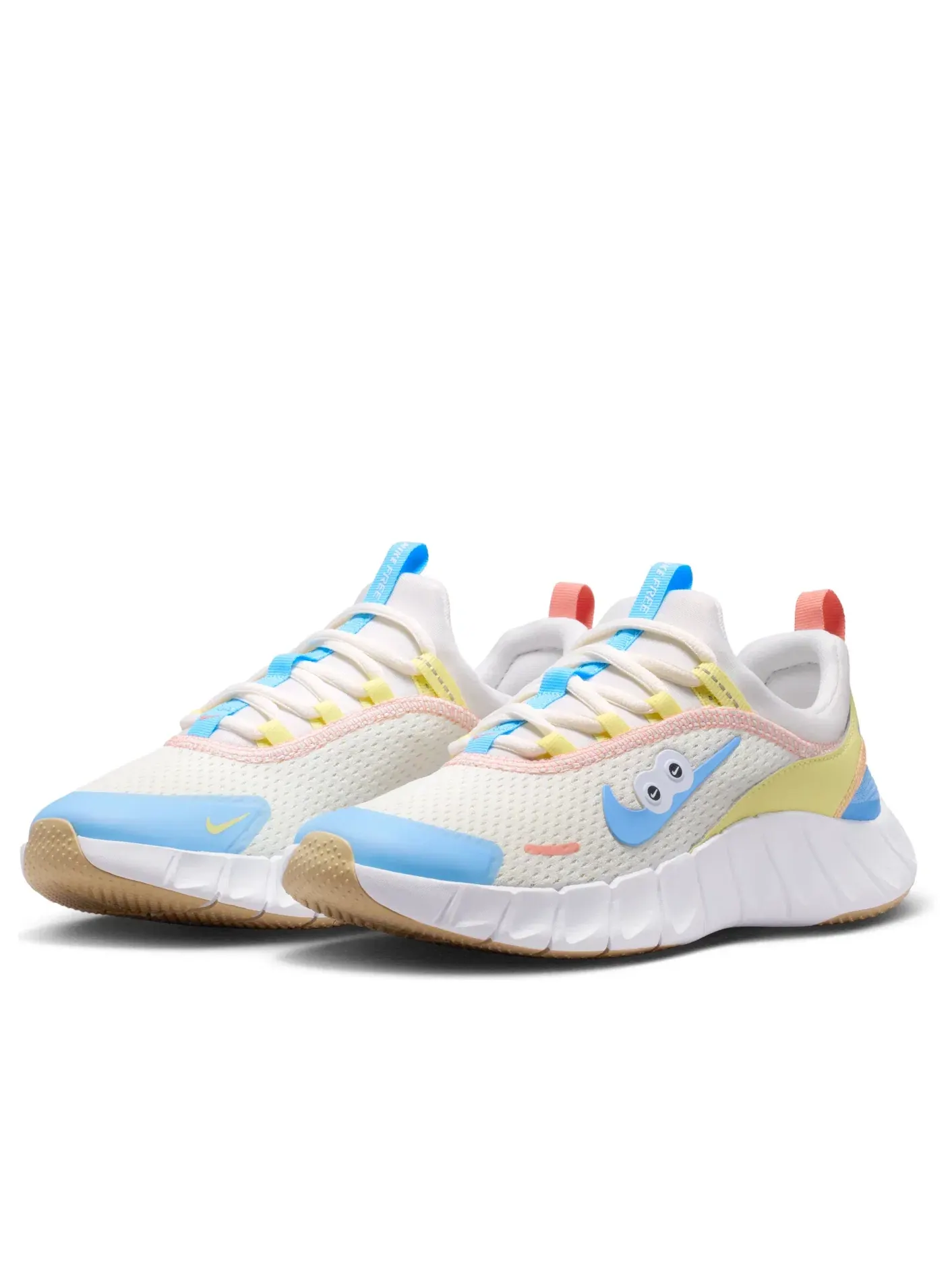 Детские кроссовки для бега с шнуровкой Nike Free Ride — изображение 5 из 7, белый