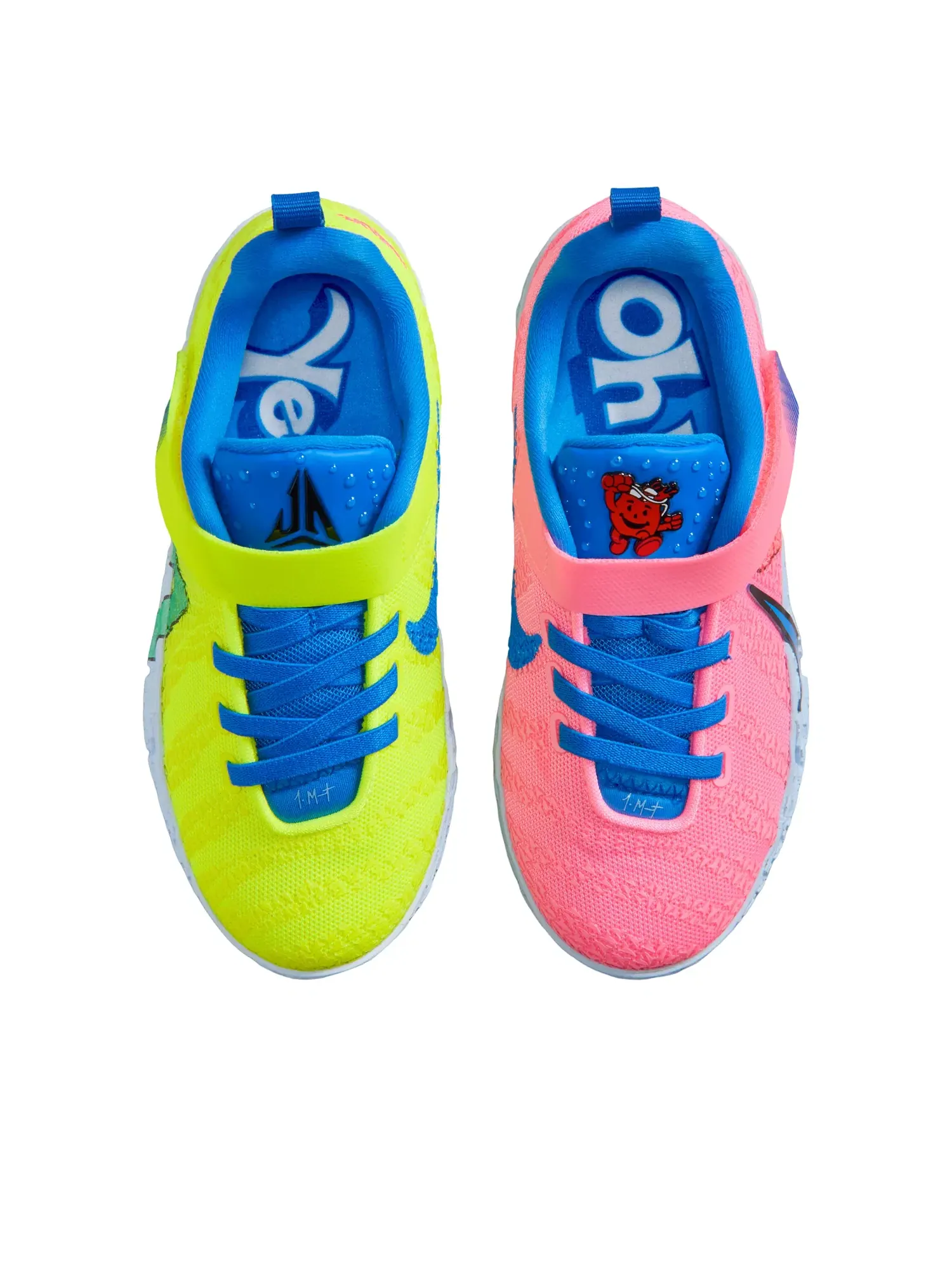 Детские кроссовки для мальчиков с шнуровкой и липучкой Nike Ja 3 Kool Aid — изображение 2 из 6, мульти