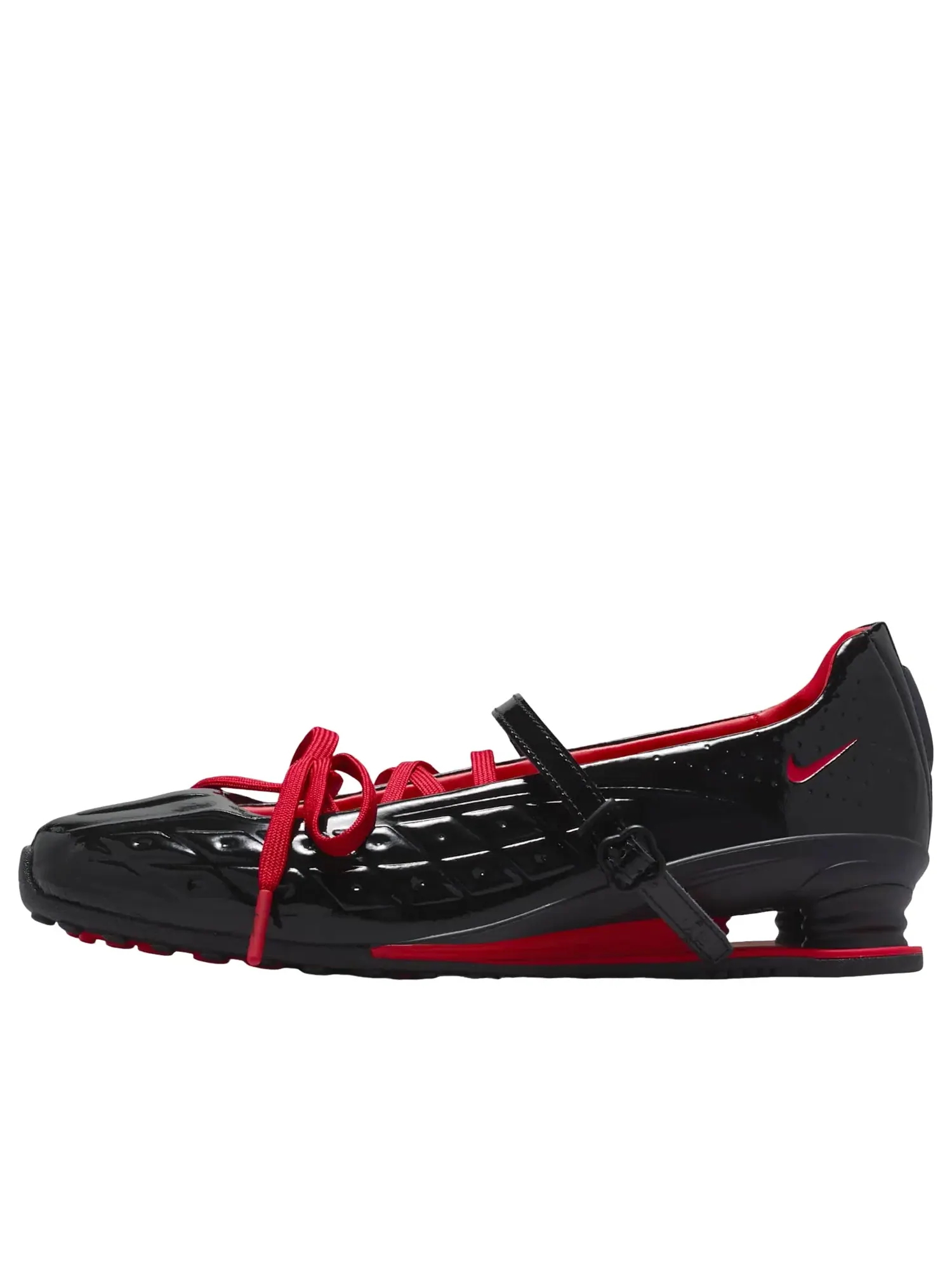 Кроссовки Nike x LABELHOOD Shox Z Calistra 'Black University Red' IW7881-001 — изображение 1 из 6, черный