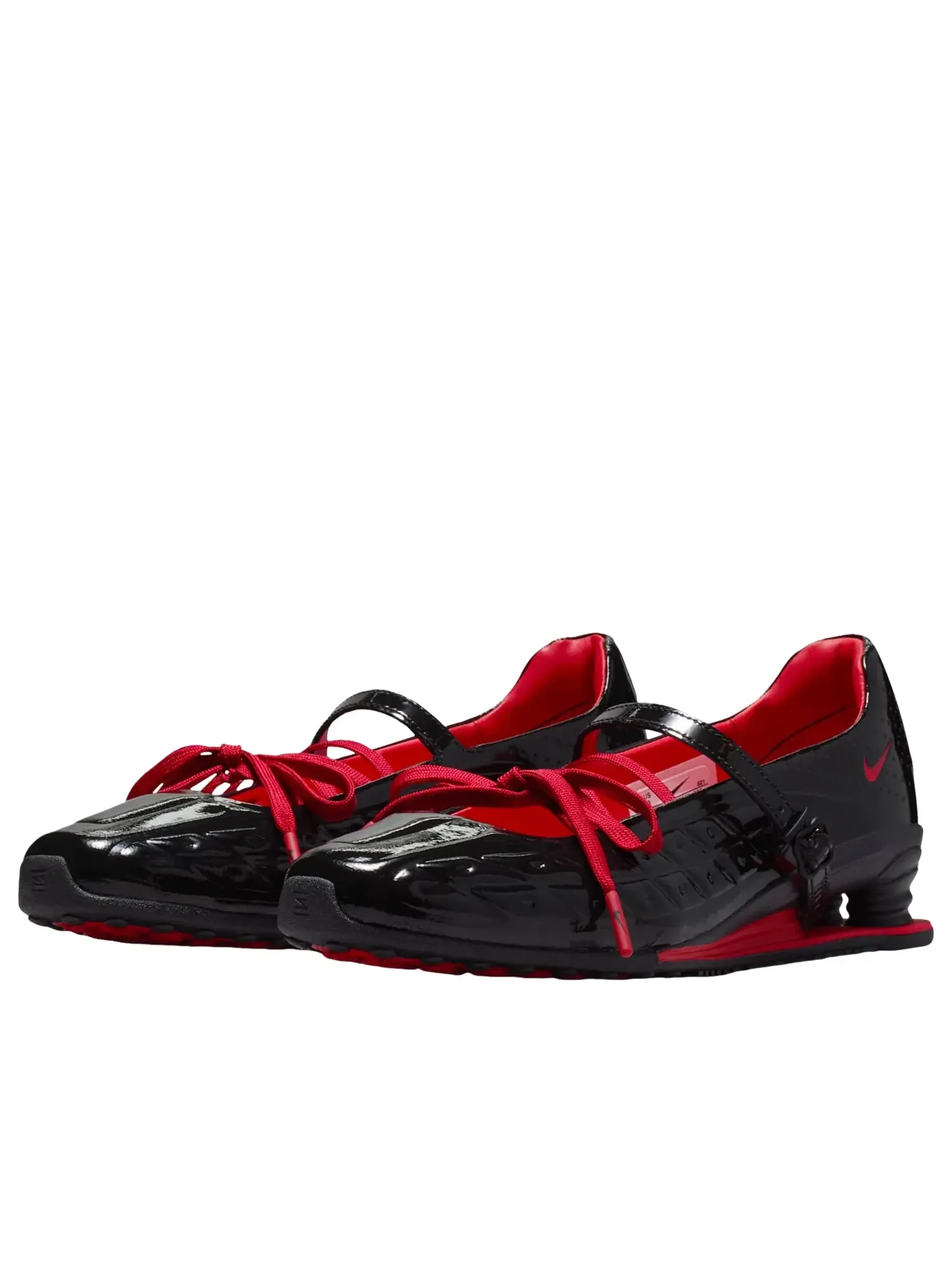 Кроссовки Nike x LABELHOOD Shox Z Calistra 'Black University Red' IW7881-001 — изображение 5 из 6, черный