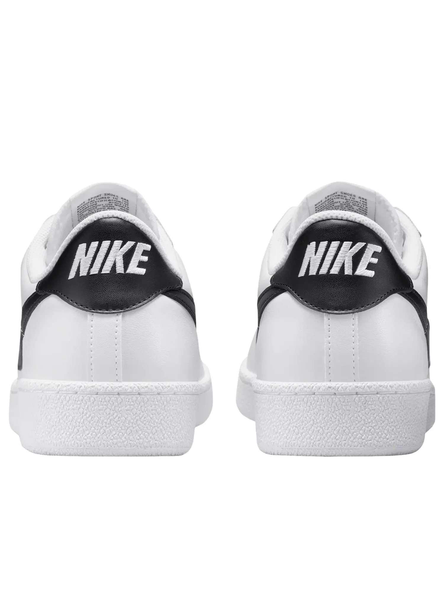 Мужские кроссовки с кожаным верхом Nike Tennis Classic White Black — изображение 3 из 6, белый