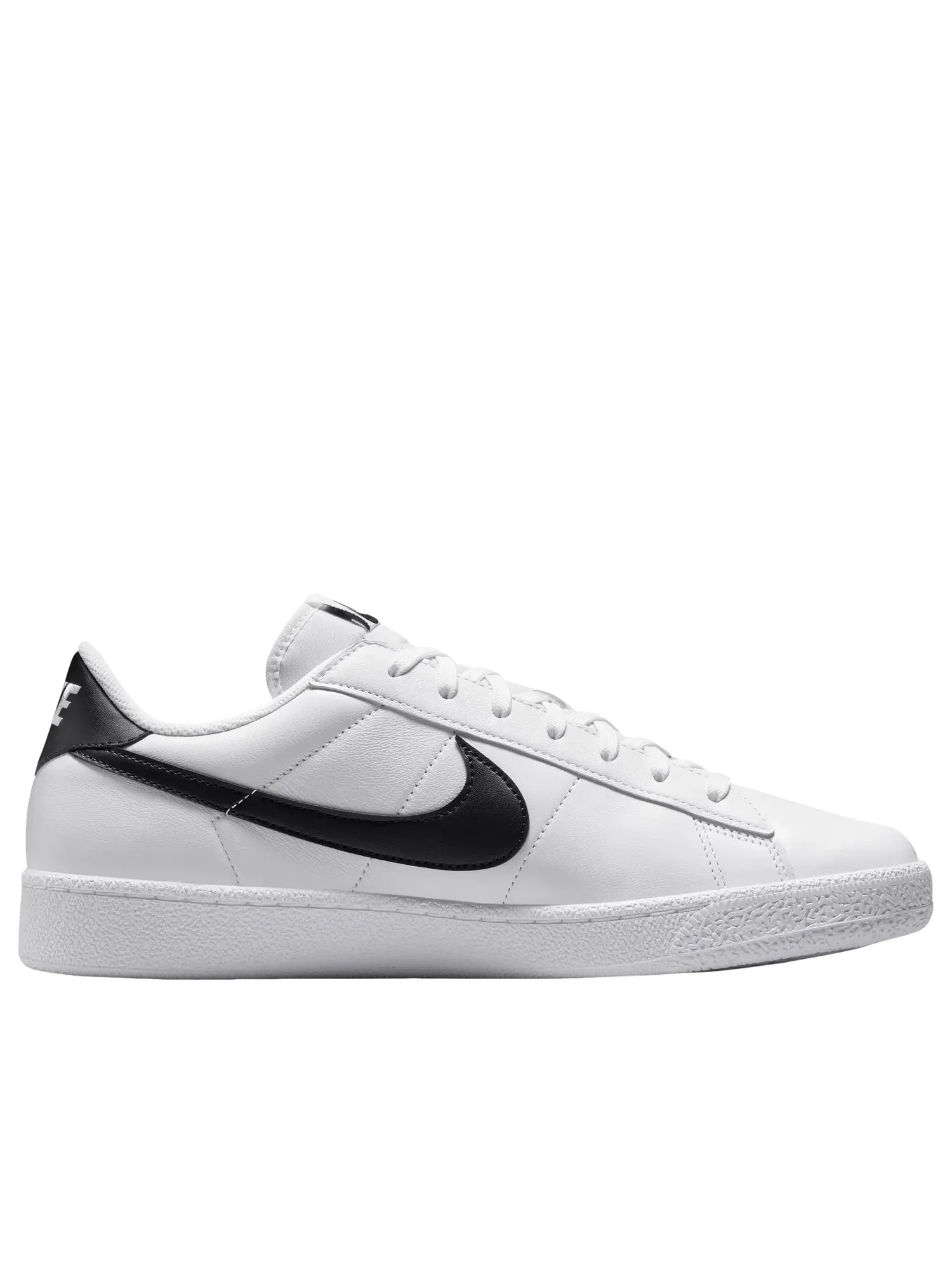Мужские кроссовки с кожаным верхом Nike Tennis Classic White Black — изображение 6 из 6, белый