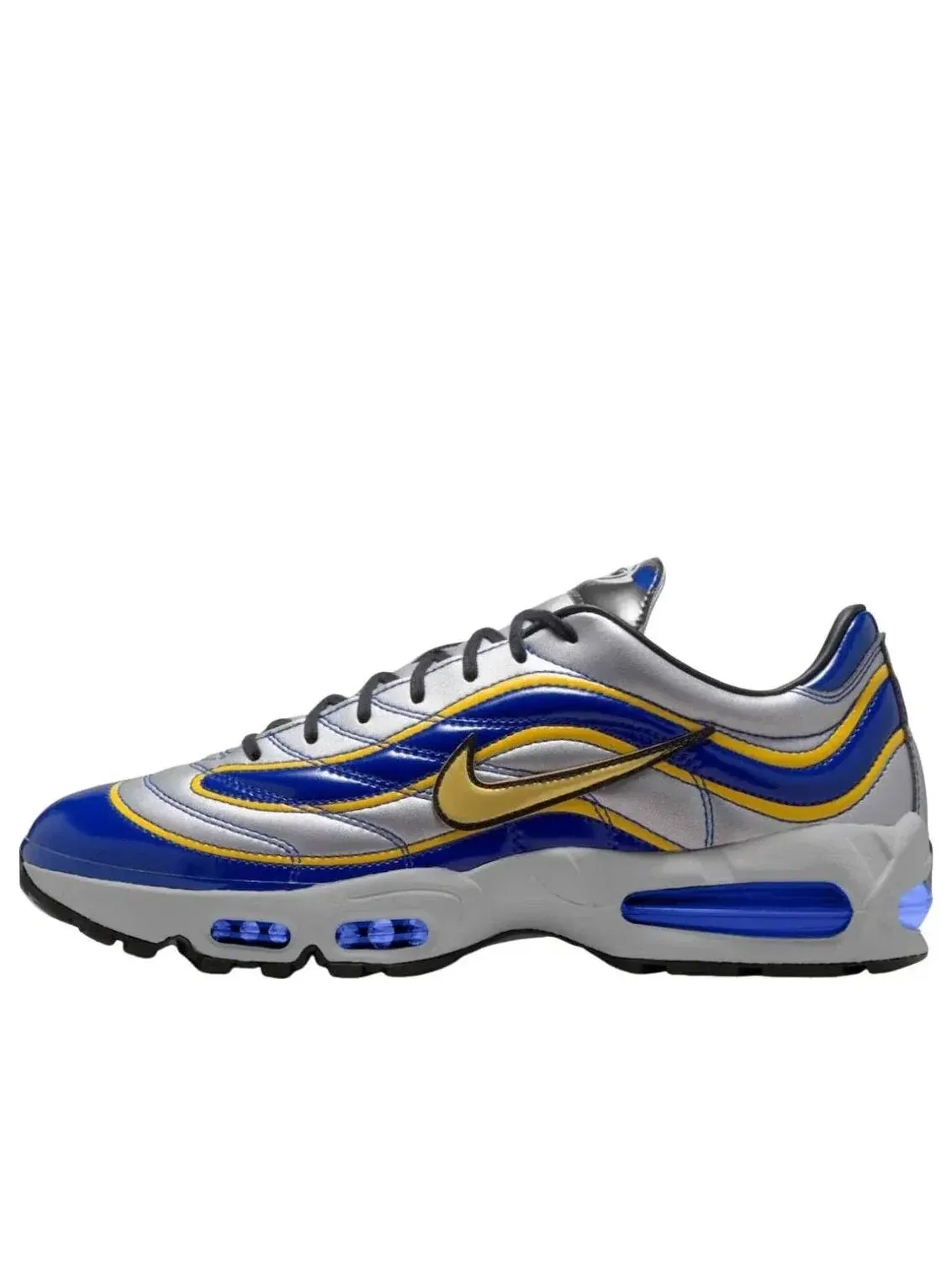 Мужские кроссовки с кожаным верхом Air Max Joga Bonito 'R9' Nike — изображение 1 из 1, серебряный
