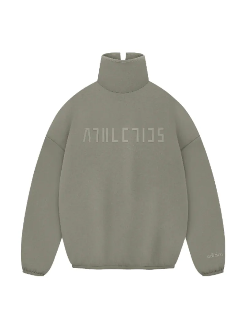 Adidas x Fear of God Athletics Suede Fleece Mock Neck 'Clay' — изображение 1 из 2, глина