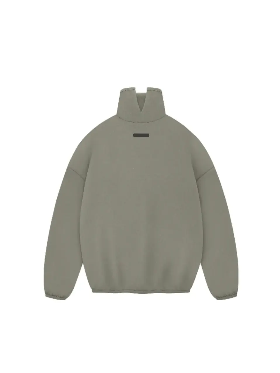 Топ adidas x Fear of God Athletics Suede Fleece Mock Neck 'Clay' — изображение 2 из 2, серый