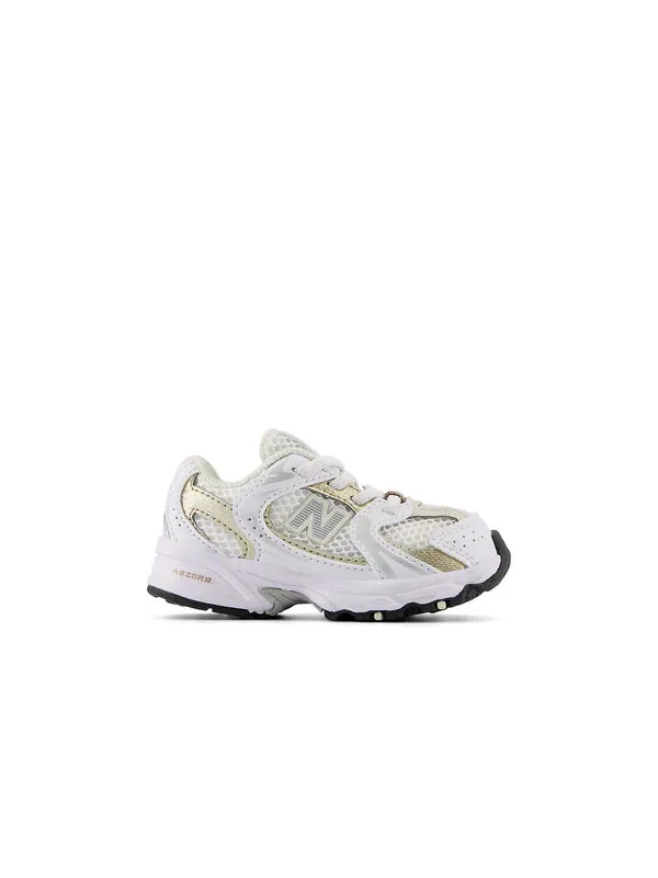 Кроссовки 530 банджи-кроссовки New Balance — изображение 2 из 4, белый/золотистый