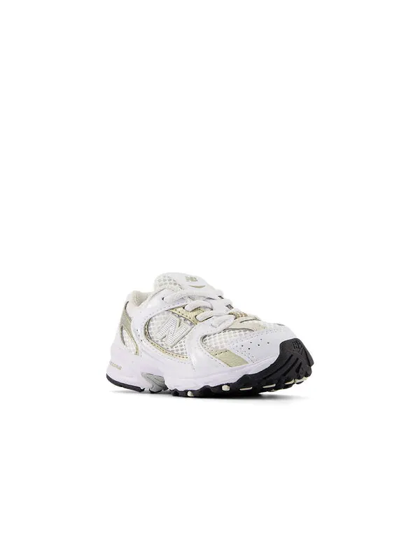 Кроссовки 530 банджи-кроссовки New Balance — изображение 3 из 4, белый/золотистый