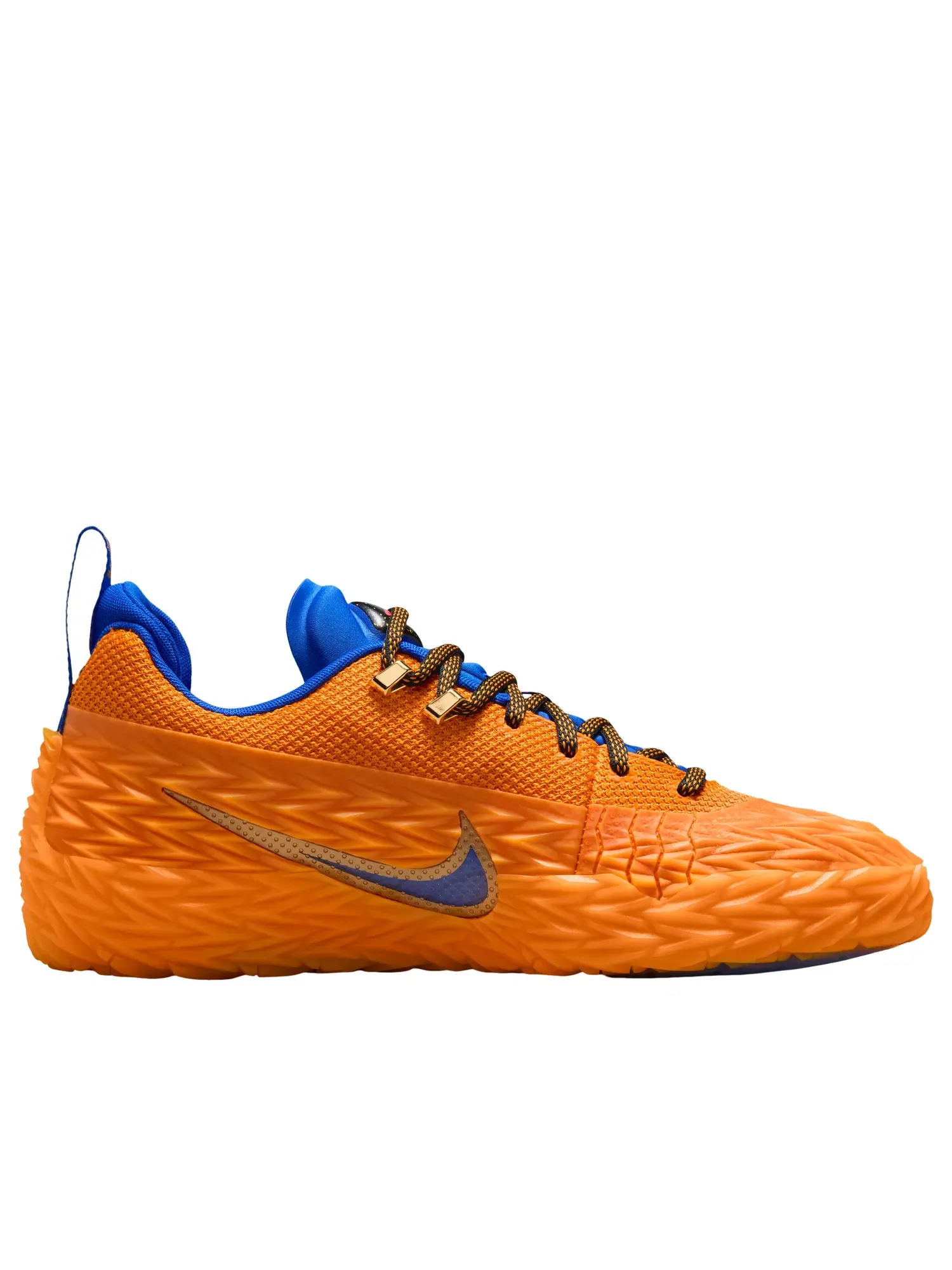 Мужские кроссовки для баскетбола с шнуровкой Nike S.T. Charge — изображение 2 из 7, оранжевый