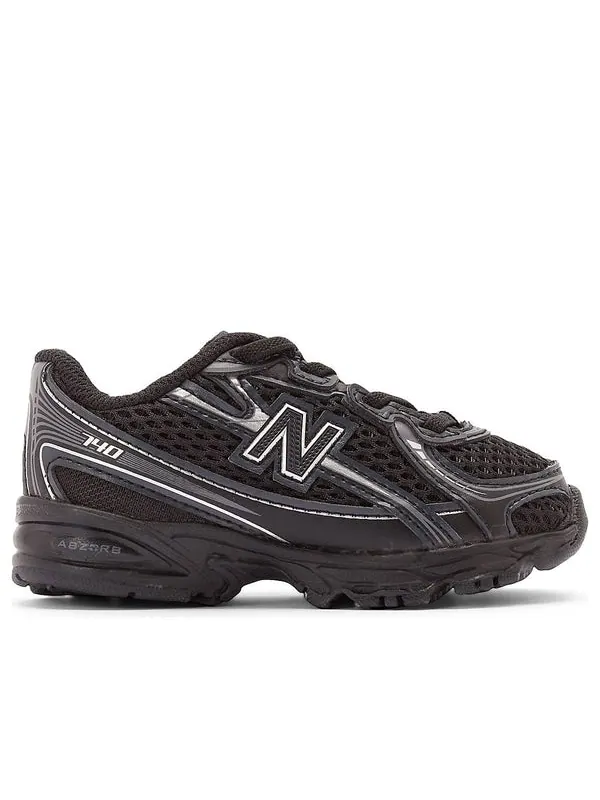 Кроссовки 740 bungee lace New Balance — изображение 2 из 4, черный