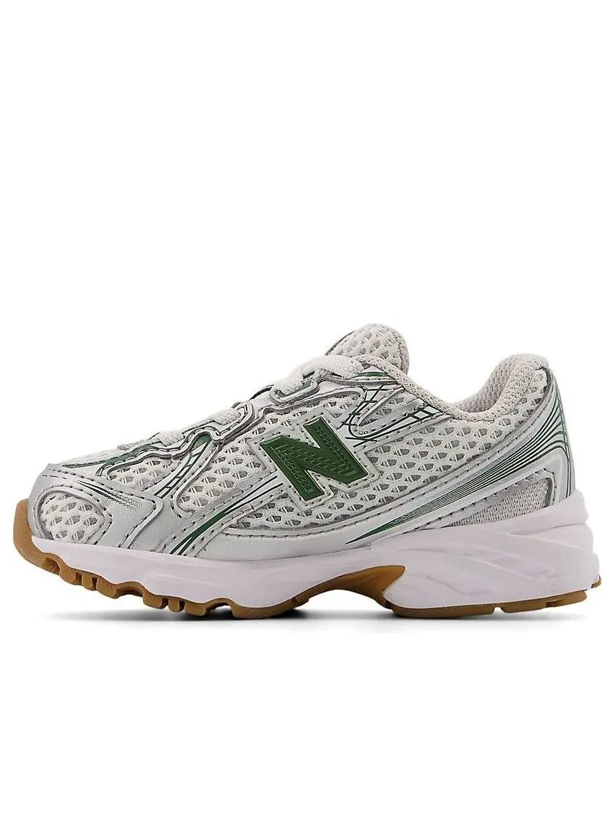 Кроссовки (TD) New Balance 740 Bungee Lace 'Silver Metallic Dark Alpine Green' — изображение 1 из 6, серебряный