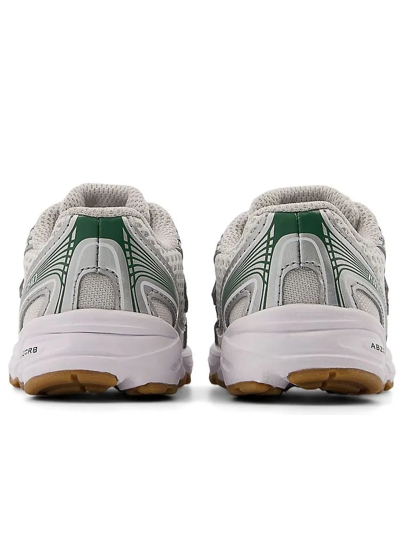 Кроссовки (TD) New Balance 740 Bungee Lace 'Silver Metallic Dark Alpine Green' — изображение 6 из 6, серебряный
