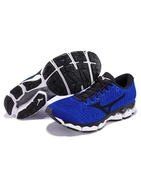 Кроссовки waveknit s1 blueblack 'blue black' Mizuno — изображение 3 из 4, синий/черный