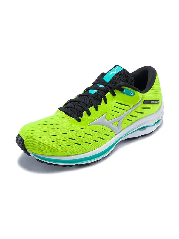 Кроссовки rider 24 neon-green 'yellow white' Mizuno — изображение 2 из 4, желтый/белый