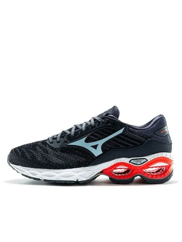 Кроссовки wave creation black/blue/red Mizuno — изображение 1 из 4, синий/красный