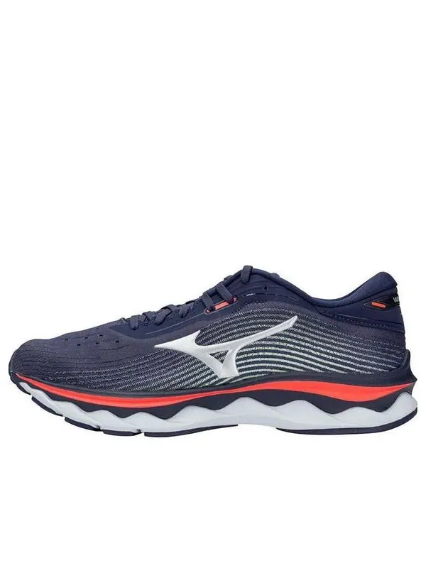 Кроссовки wave sky 5 'navy blue' Mizuno — изображение 1 из 4, темно-синий